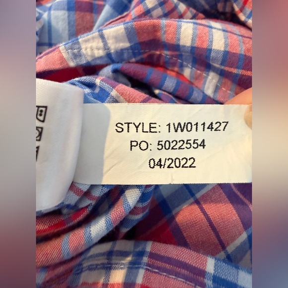 Vineyard Vines Men's Classic Plaid Short Sleeve Button Down Shirt Size Large - Picture 7 of 7